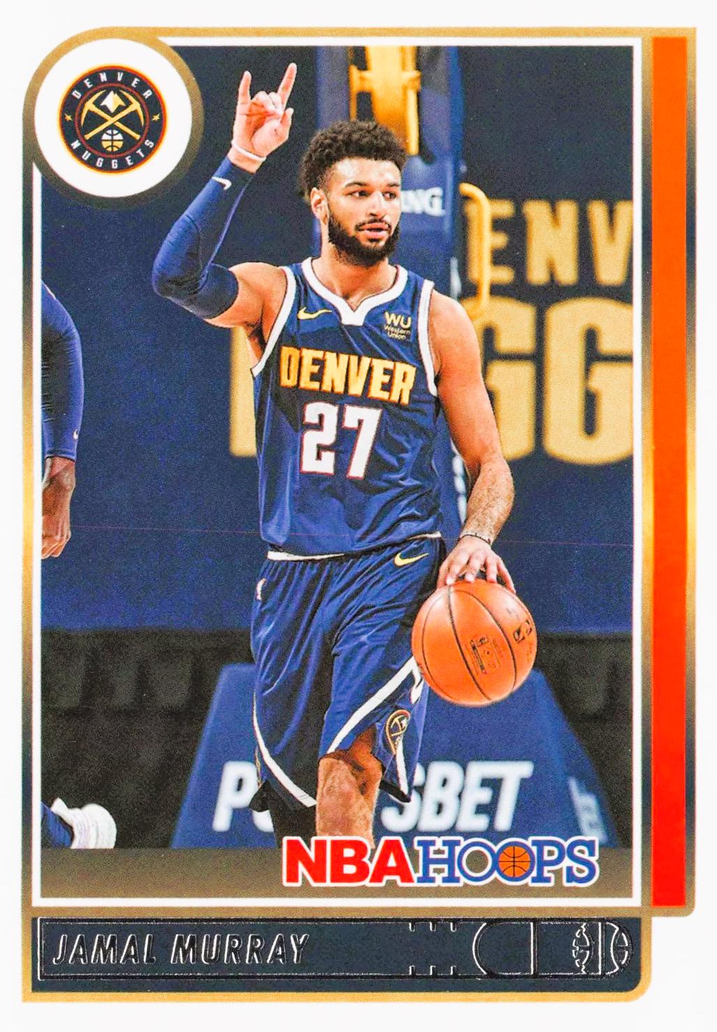 Jamal Murray #1 Basketball Cards 2021 Panini Hoops