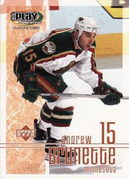 Andrew Brunette #51 2001 UD Playmakers Hockey