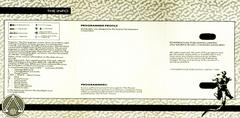 Full Cover Back | Dambusters ZX Spectrum