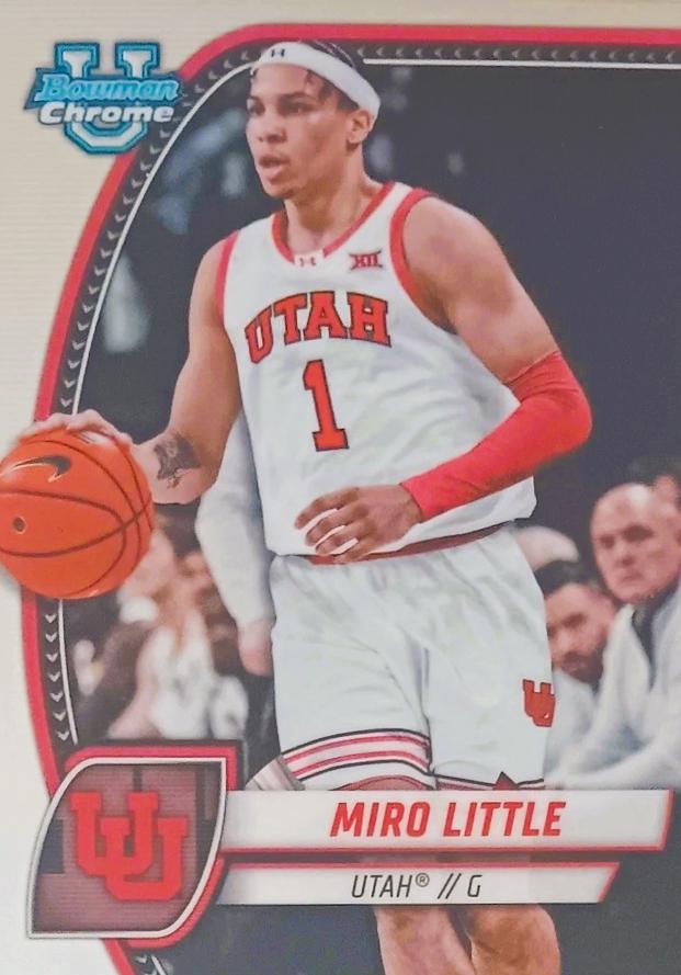 Miro Little #79 Basketball Cards 2024 Bowman Chrome University