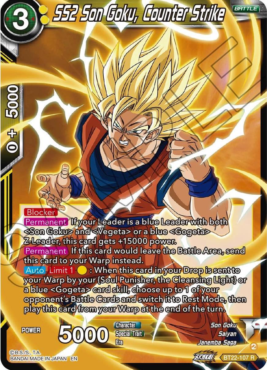 SS2 Son Goku, Counter Strike BT22-107 Dragon Ball Super Critical Blow