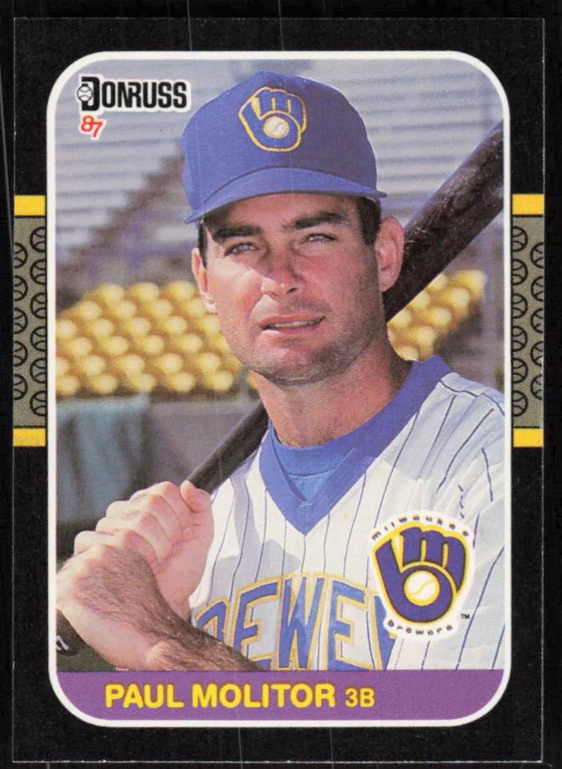Paul Molitor #117 Baseball Cards 1987 Donruss