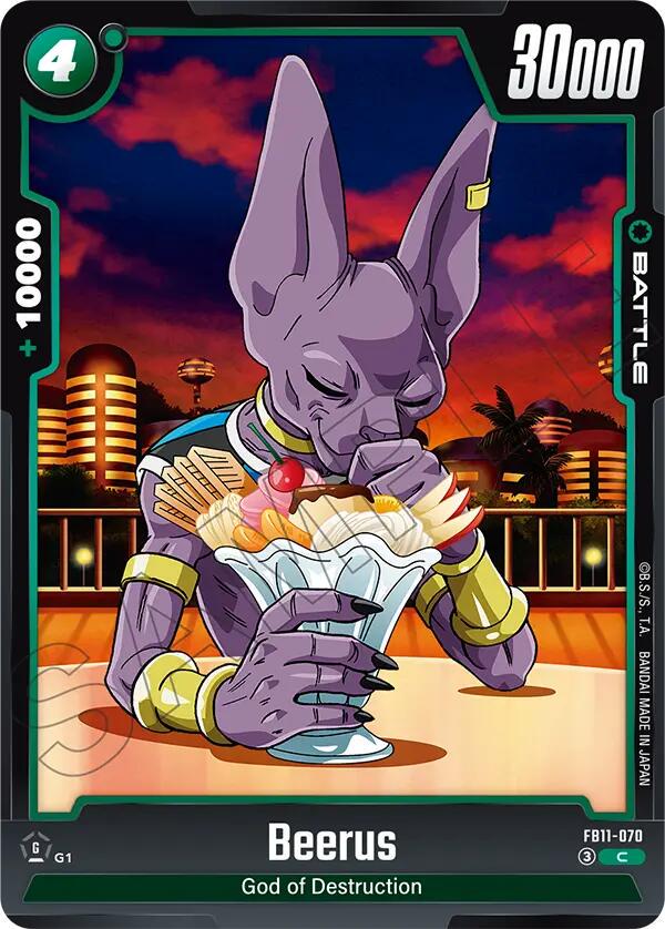 Beerus - FB11-070 [Holo] FB11-070 Prices | Dragon Ball Fusion
