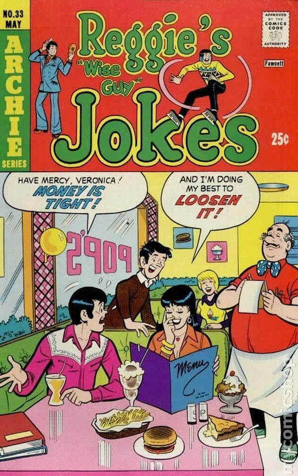 Reggie's Wise Guy Jokes #33 (1975) Comic Books Reggie's Wise Guy Jokes
