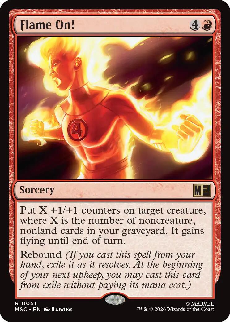 Flame On! #51 Prices | Magic Marvel Super Heroes Commander | Magic