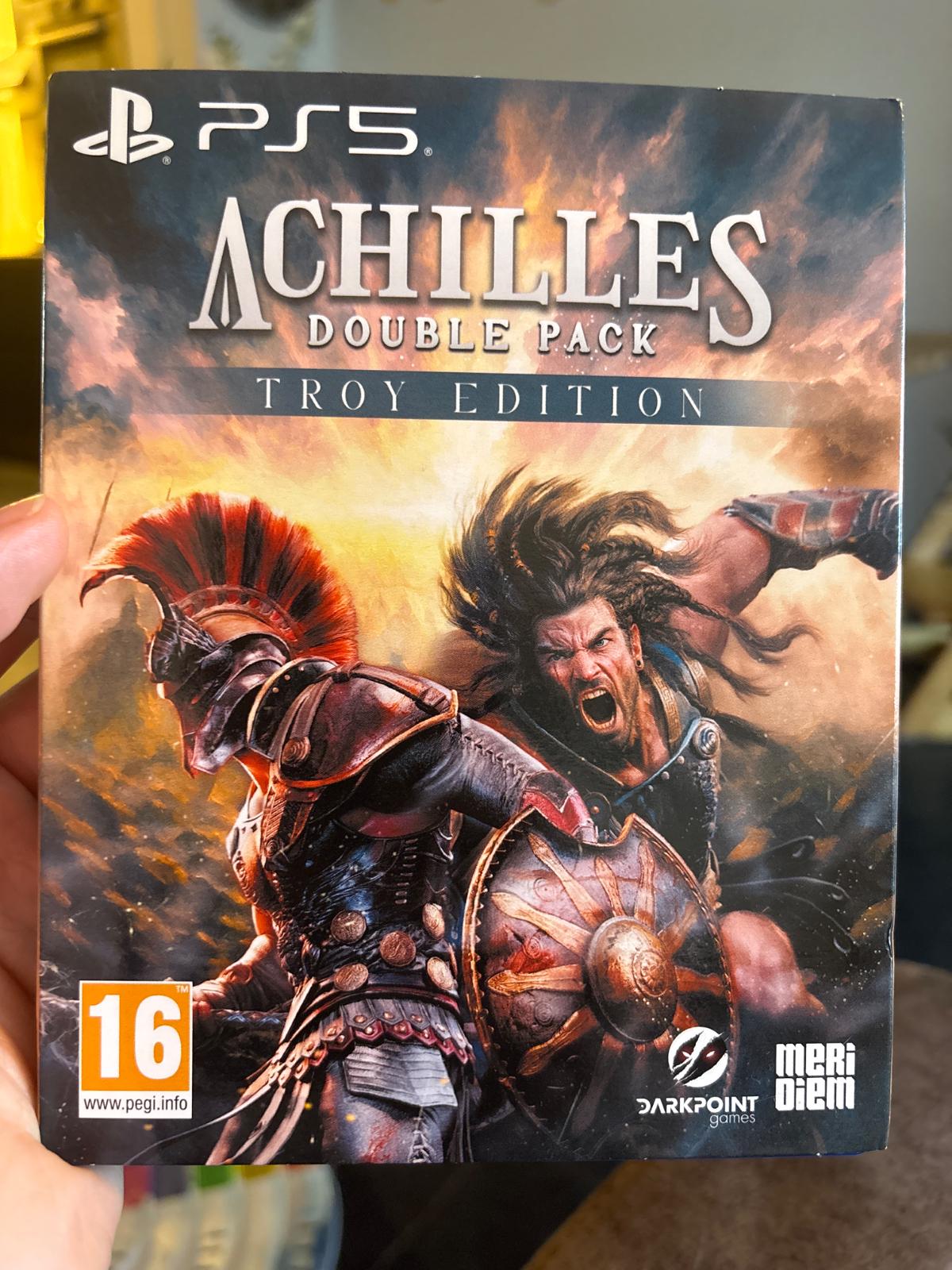Carátula de Achilles Double Pack Troy Edition para PS5 (edición PAL España)
