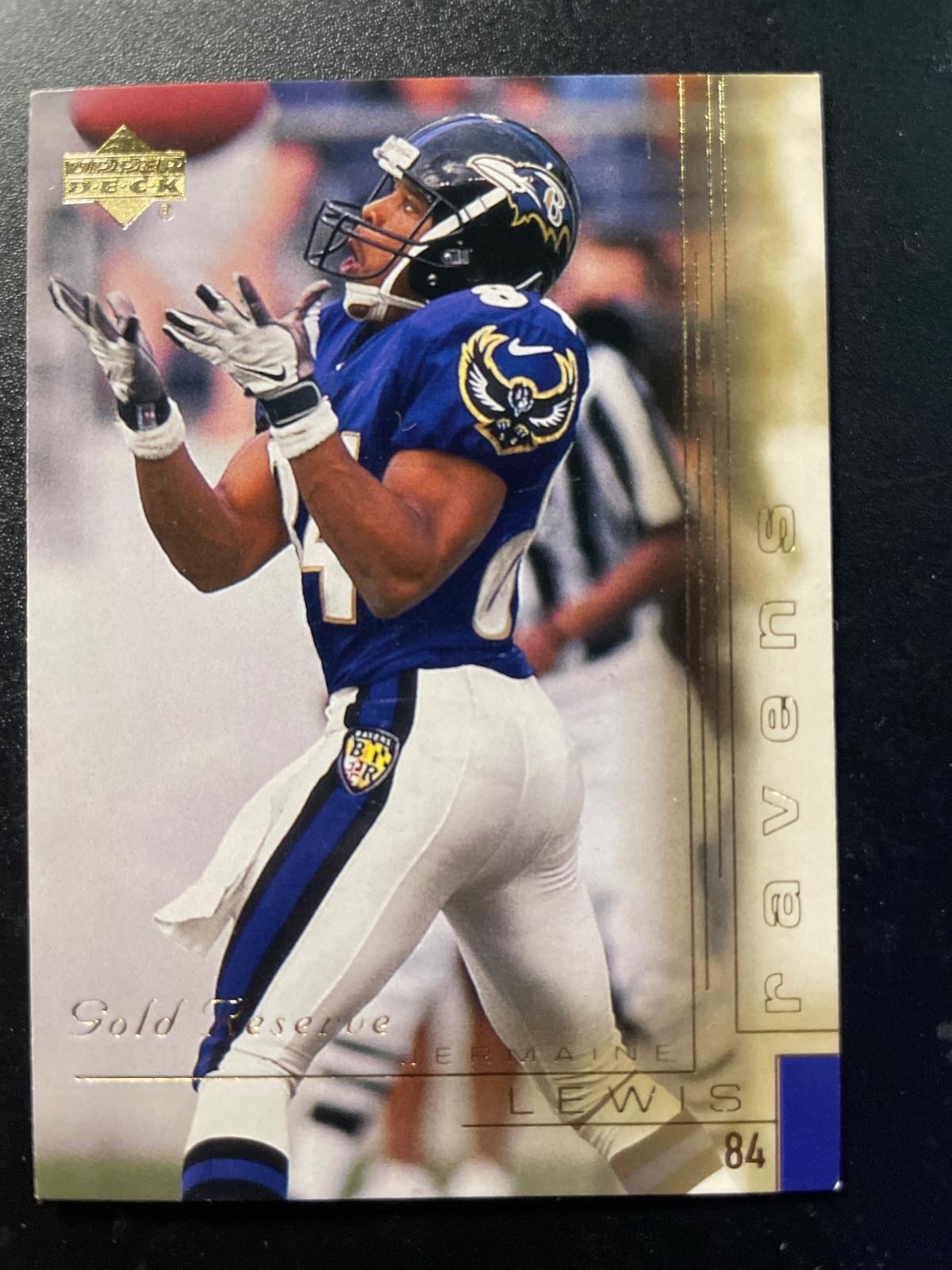 Jermaine Lewis #10 Football Cards 2000 Upper Deck Gold Reserve
