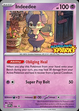 Indeedee #154 Pokemon Promo
