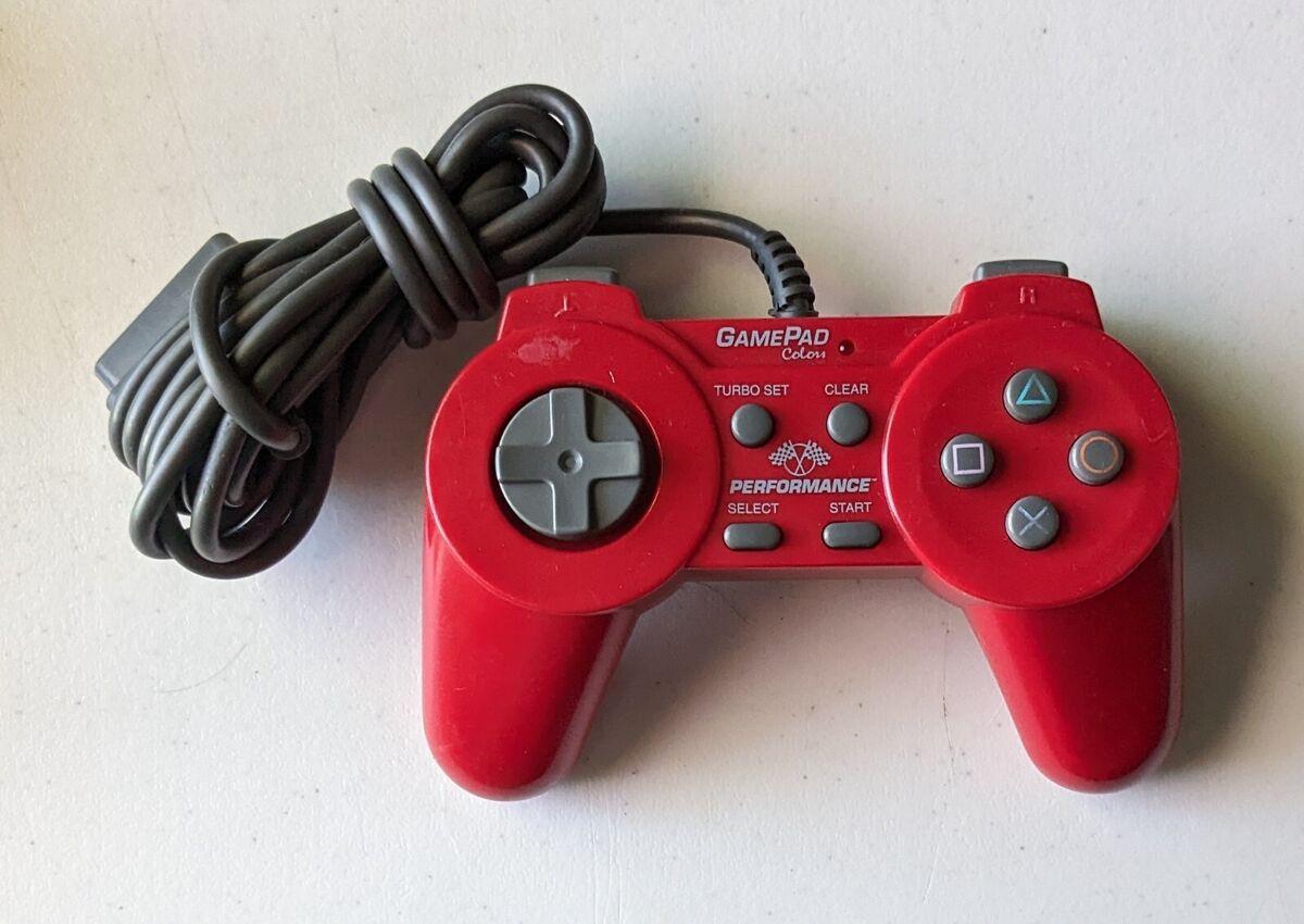 Performance Gamepad Red Controller Playstation