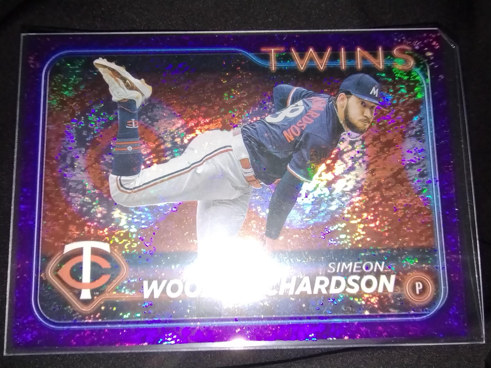 Simeon Woods Richardson [Purple Foilboard] #US295