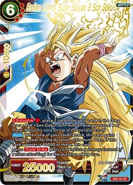 Broken Limits Super Saiyan 3 Son Goku SD2-02 Dragon Ball Super Cross Worlds