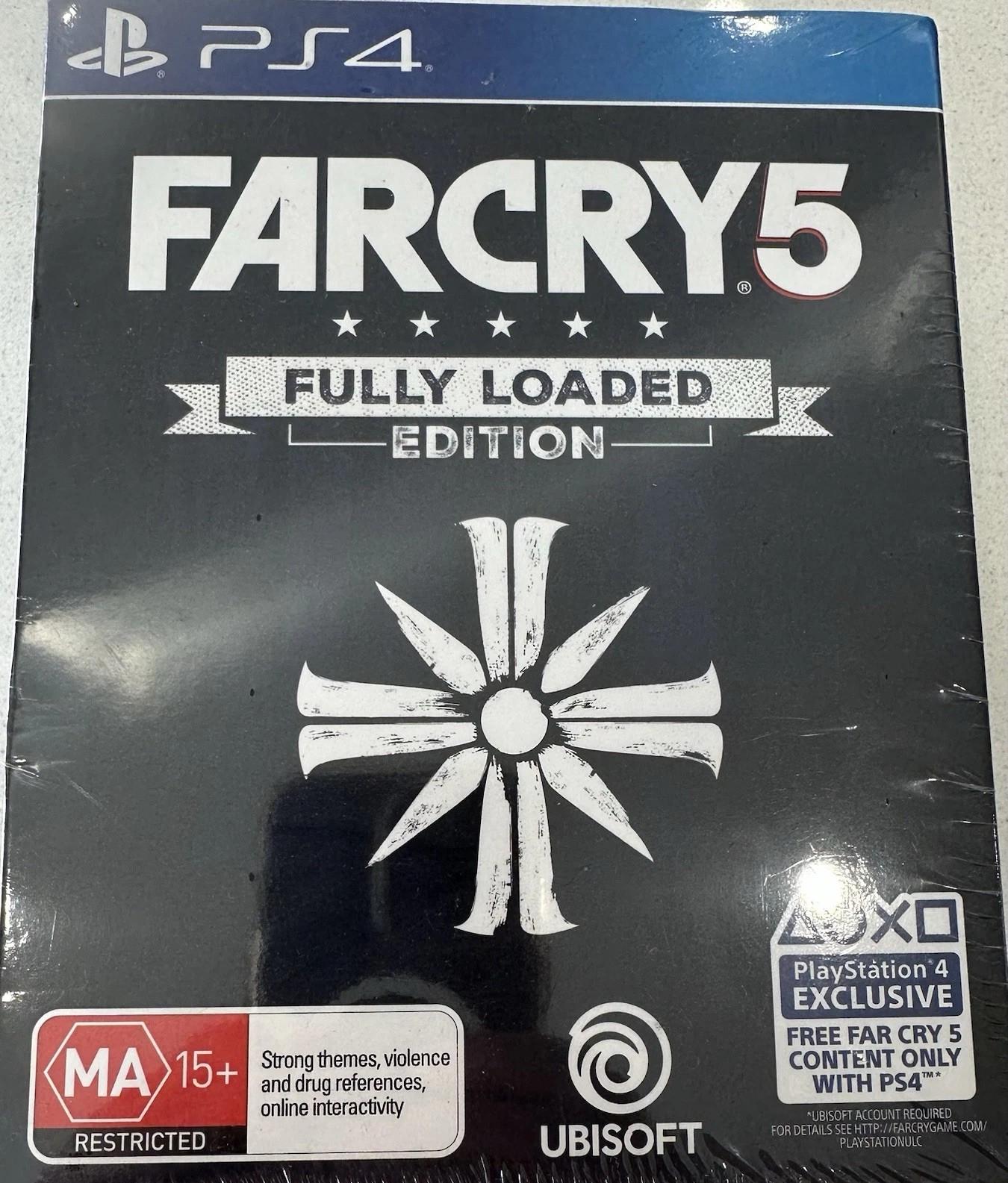 Carátula de Far Cry 5 Fully Loaded Edition para PS4 (edición PAL España)