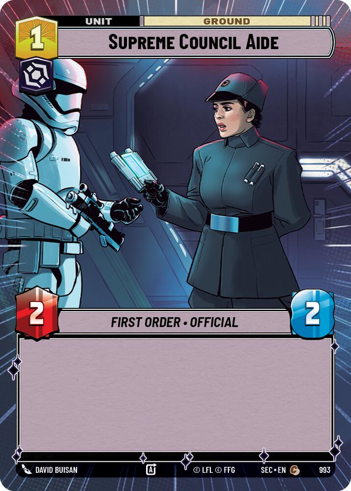 Supreme Council Aide [Hyperspace Foil] #993