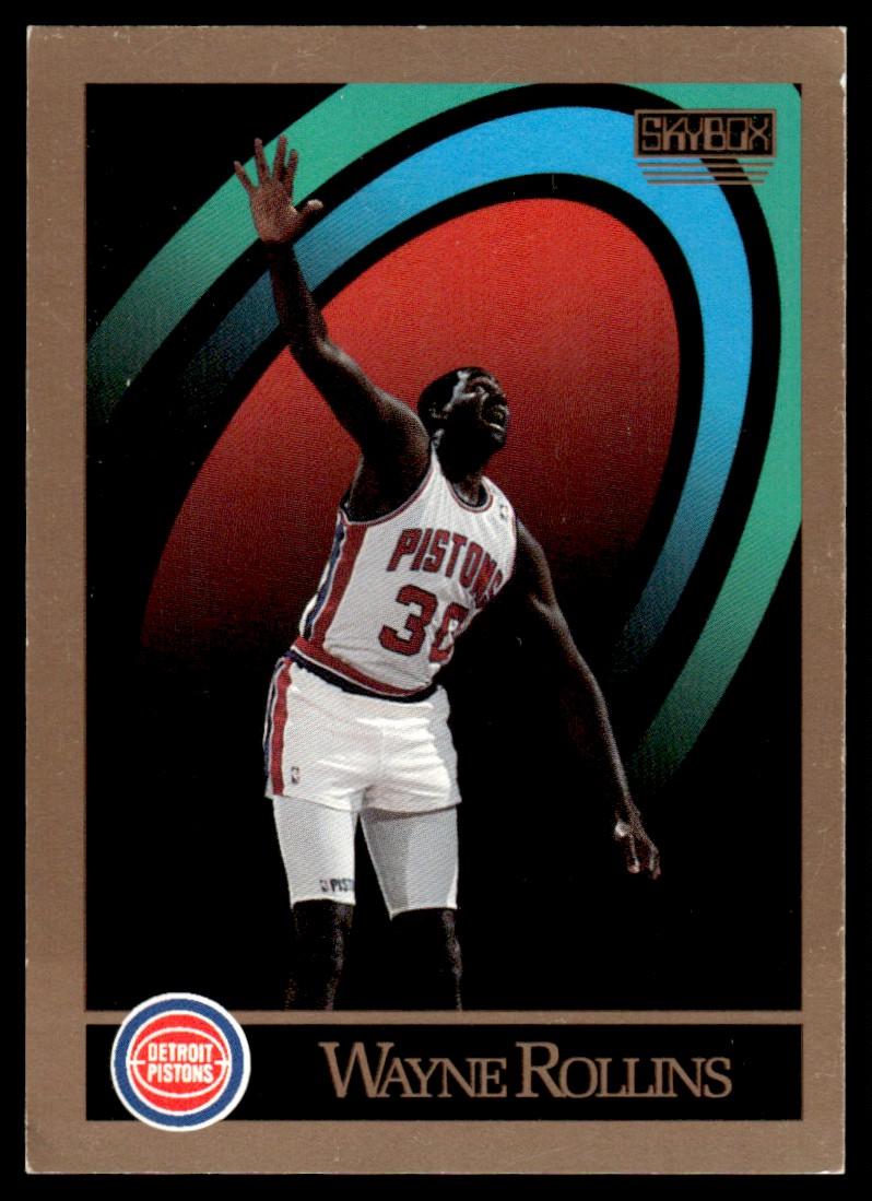 Wayne Rollins #383 Basketball Cards 1990 Skybox