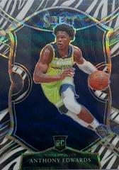 Anthony Edwards [Zebra Prizm] #61 Prices | 2020 Panini Select