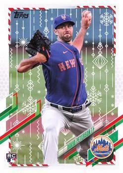 David Peterson #HW192 Baseball Cards 2021 Topps Holiday Mega Box