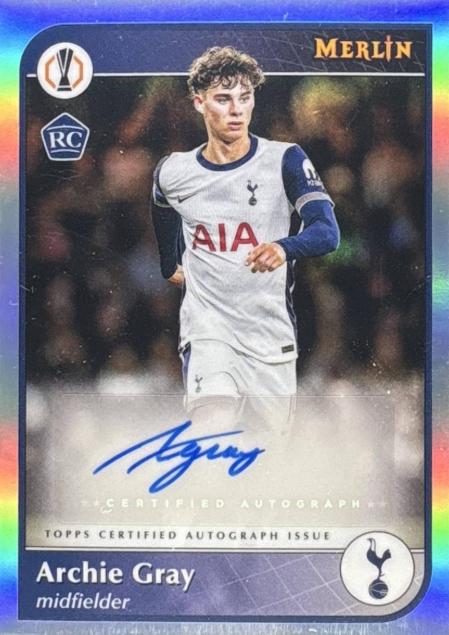 Archie Gray #AU-GRA Prices | 2024 Topps Merlin UEFA Autograph | Soccer ...