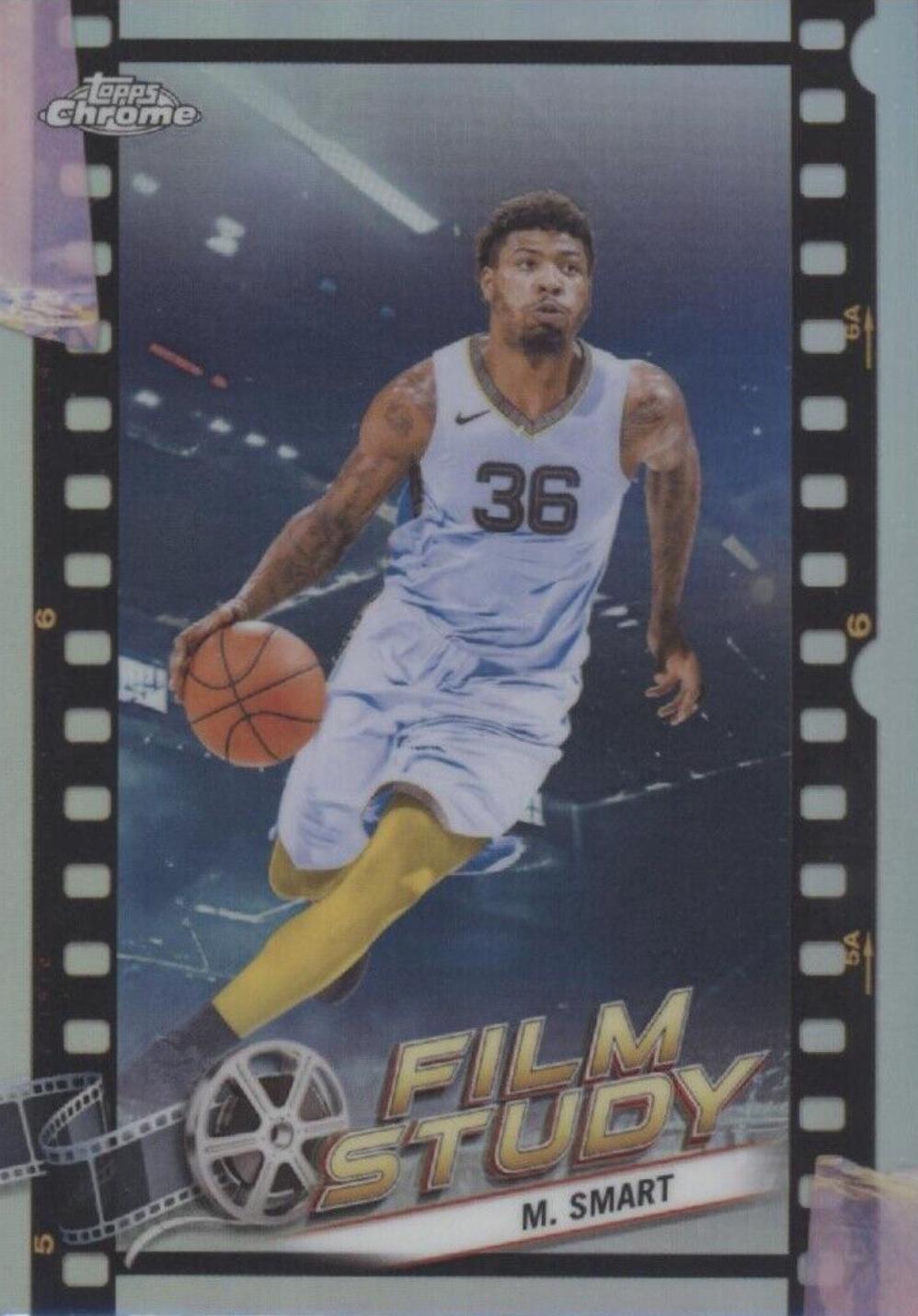 Marcus Smart #FS-12 Basketball Cards 2023 Topps Chrome Film Study