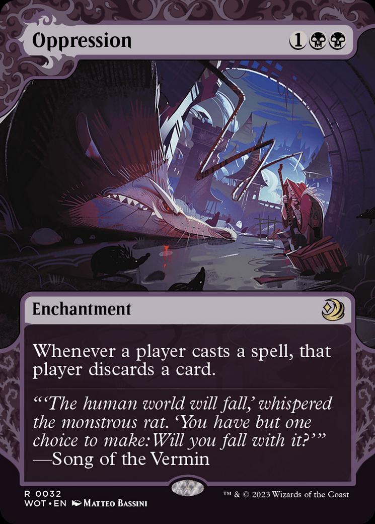 Oppression (Magic Wilds of Eldraine Enchanting Tales)