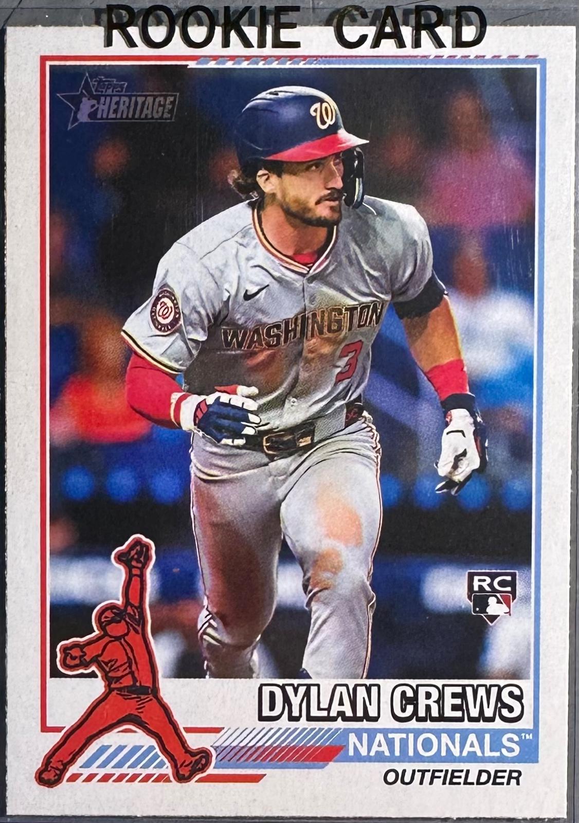 Dylan Crews #76R-12 Baseball Cards 2025 Topps Heritage 1976 Redefined