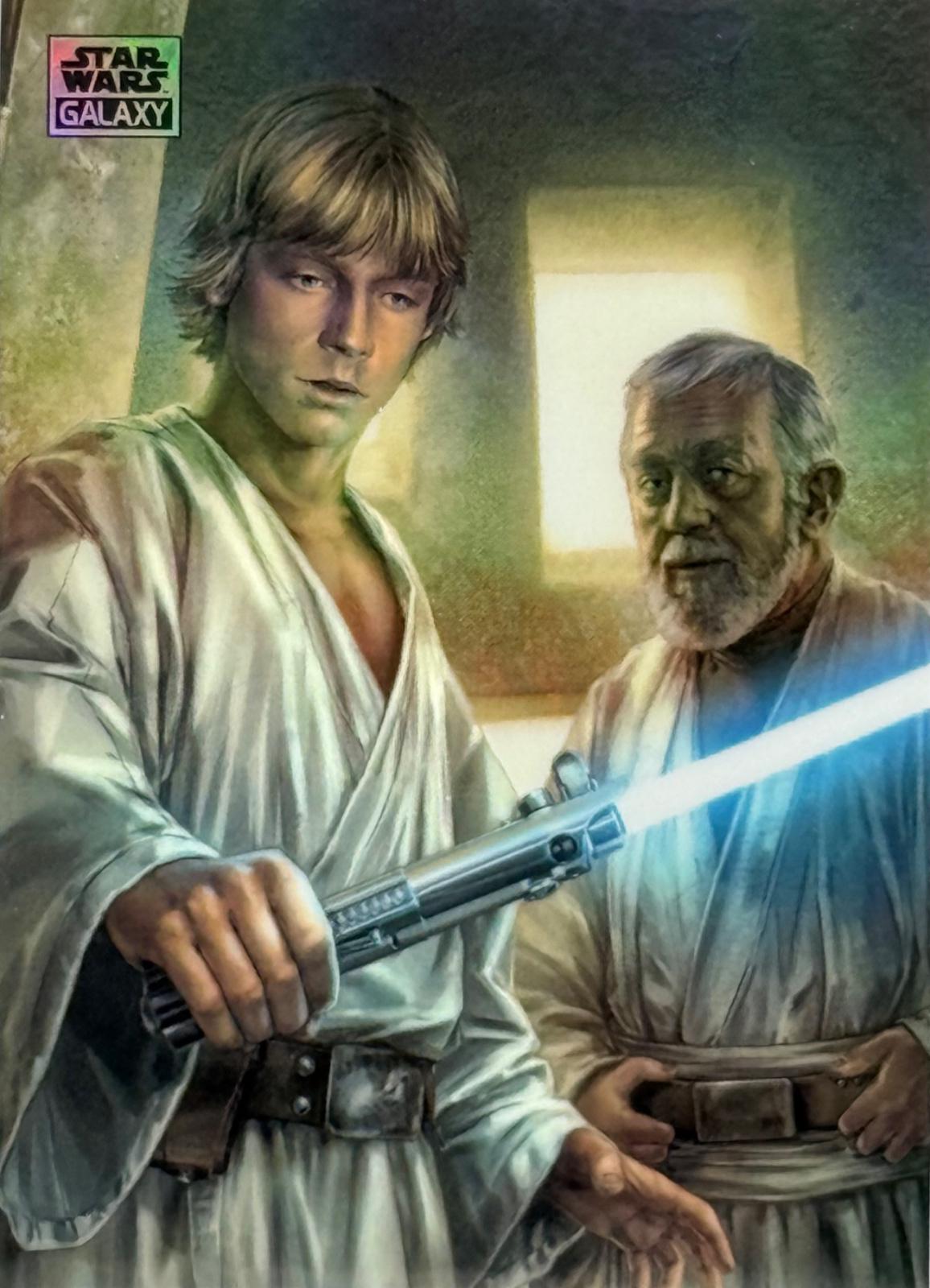 2024 Luke Wields the Lightsaber [Refractor] #5