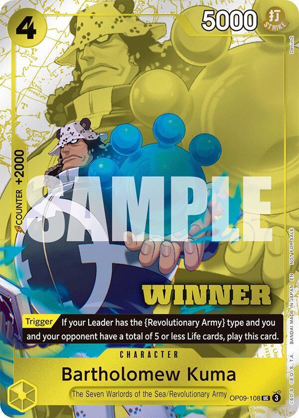 OP09-108 | Bartholomew Kuma (Winner)
