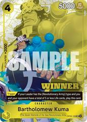 Bartholomew Kuma [Winner] OP09-108 Prices | One Piece Promo | One