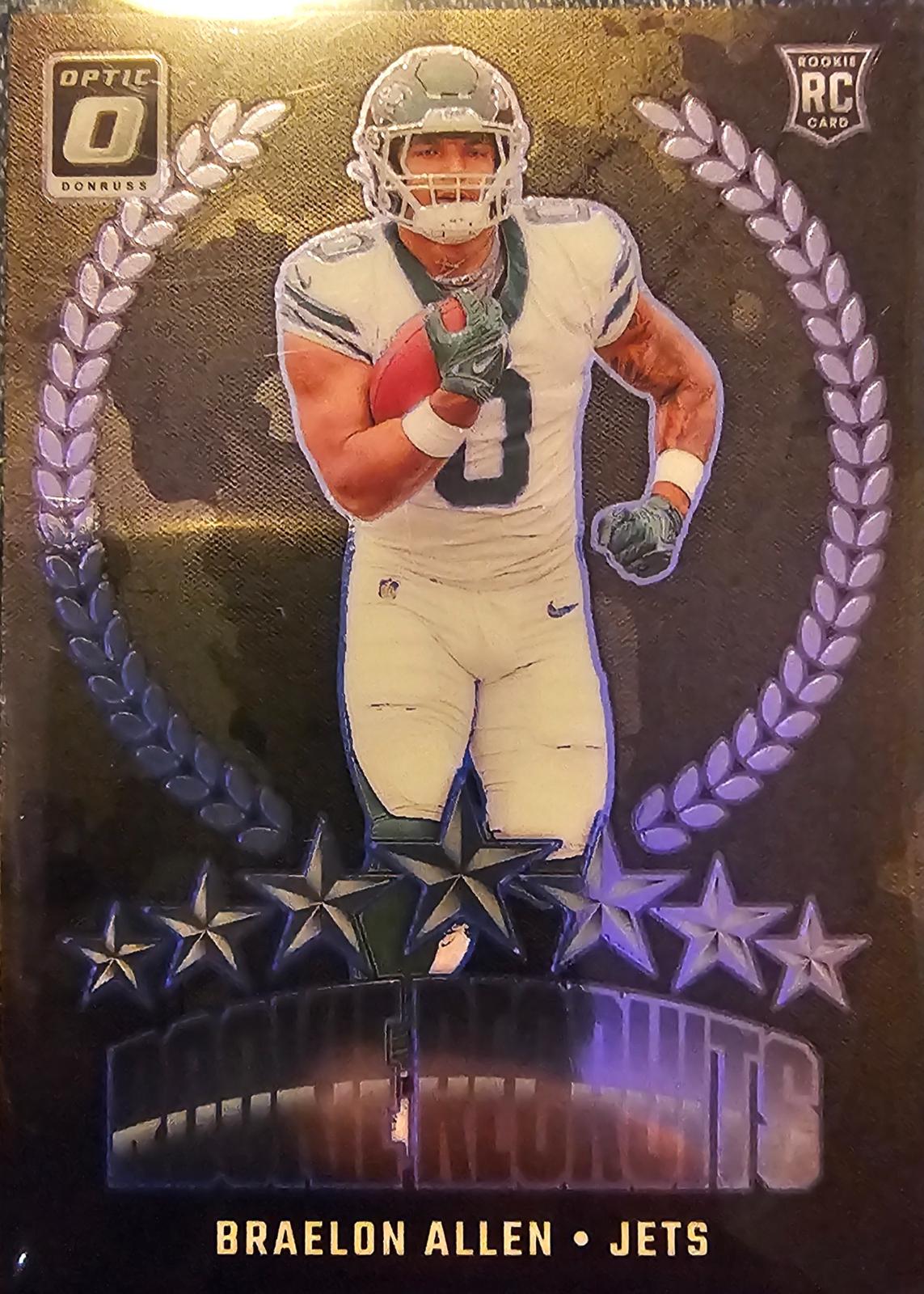 Braelon Allen #18 Football Cards 2024 Panini Donruss Optic Rookie Recruit