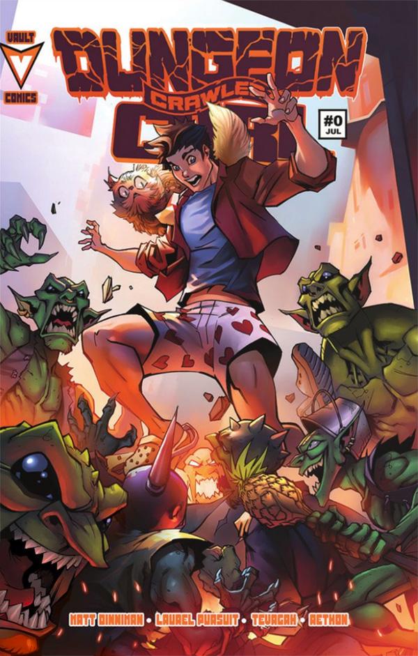 Dungeon Crawler Carl comic cover S-043 - Top Shelf design (Virgin)