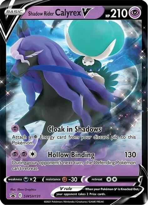 Shadow Rider Calyrex V #SWSH131 Pokemon Promo