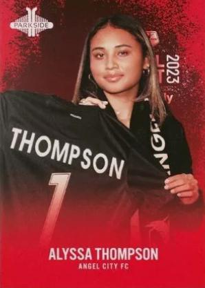 Alyssa Thompson #3 Soccer Cards 2023 Parkside NWSL Draft Night
