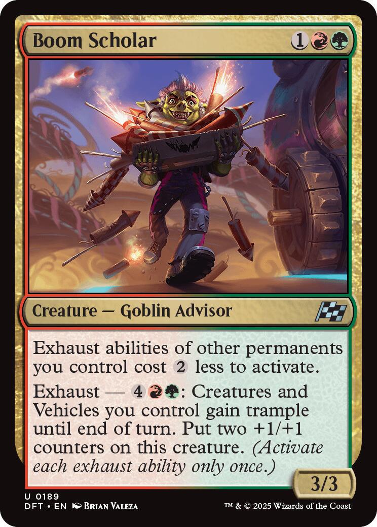 Boom Scholar #189 Magic Aetherdrift