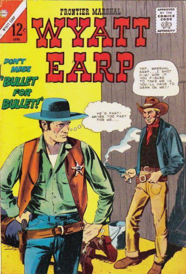 Wyatt Earp, Frontier Marshal #57 (1965) Comic Books Wyatt Earp, Frontier Marshal