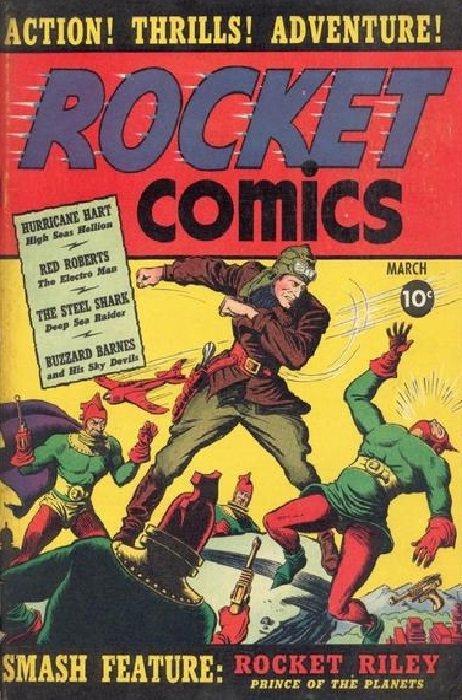 Rocket Comics #1 (1940) Comic Books Rocket Comics