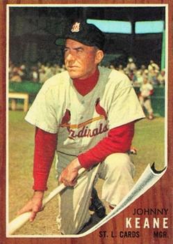Johnny Keane #198 1962 Topps Baseball