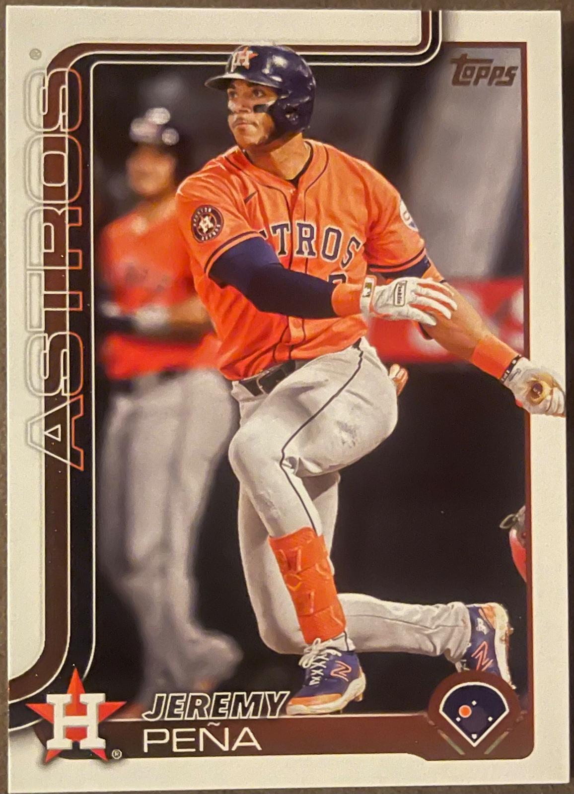 Jeremy Pena #307 Baseball Cards 2025 Topps