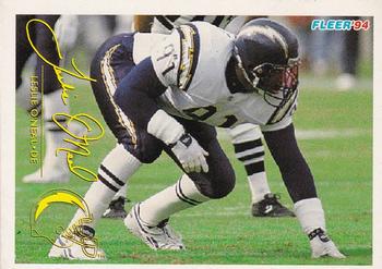 Leslie O'Neal #85 1994 Fleer Shell Fact Football