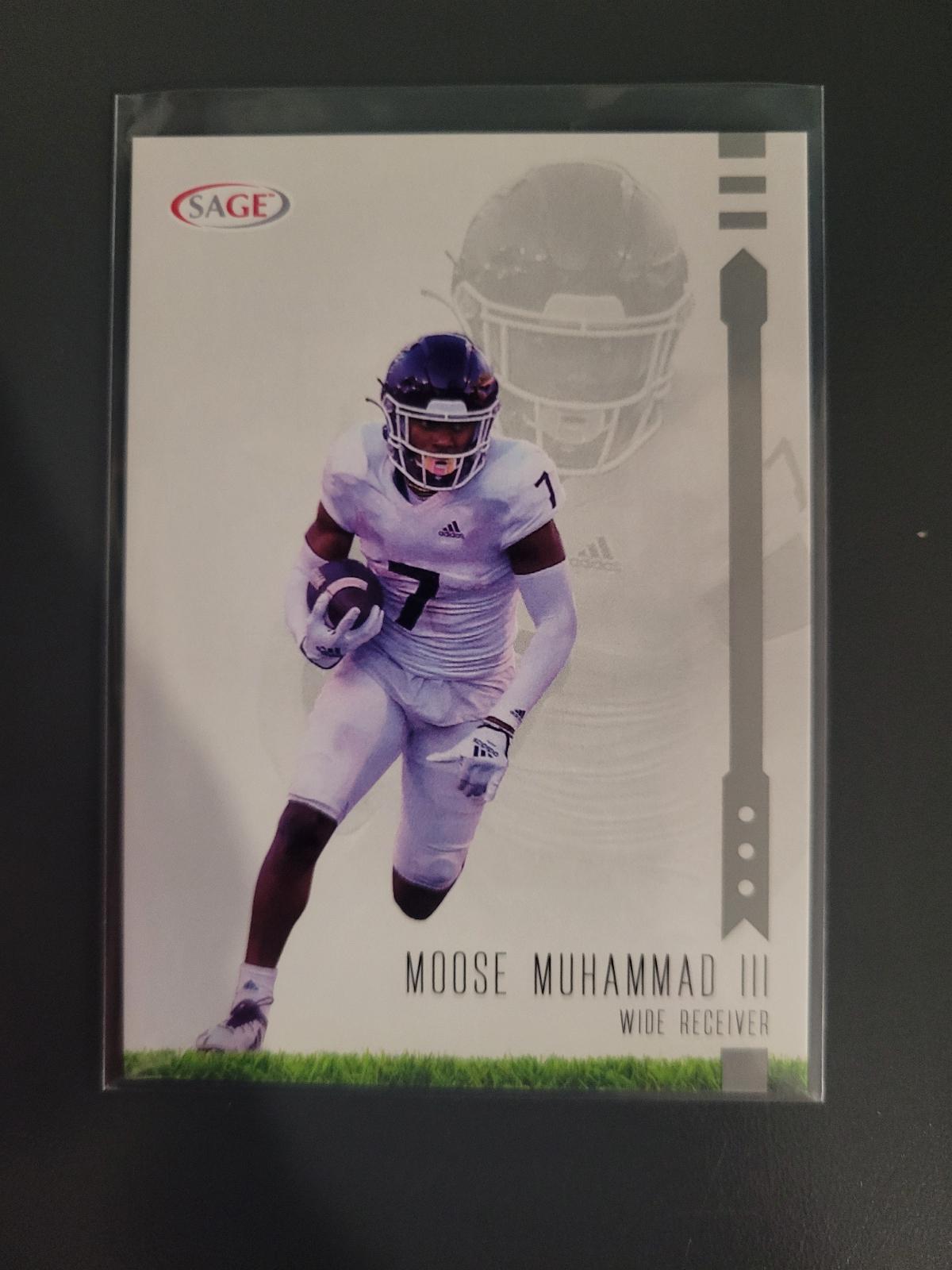 Moose Muhammad III #15 2025 Sage Hit Football