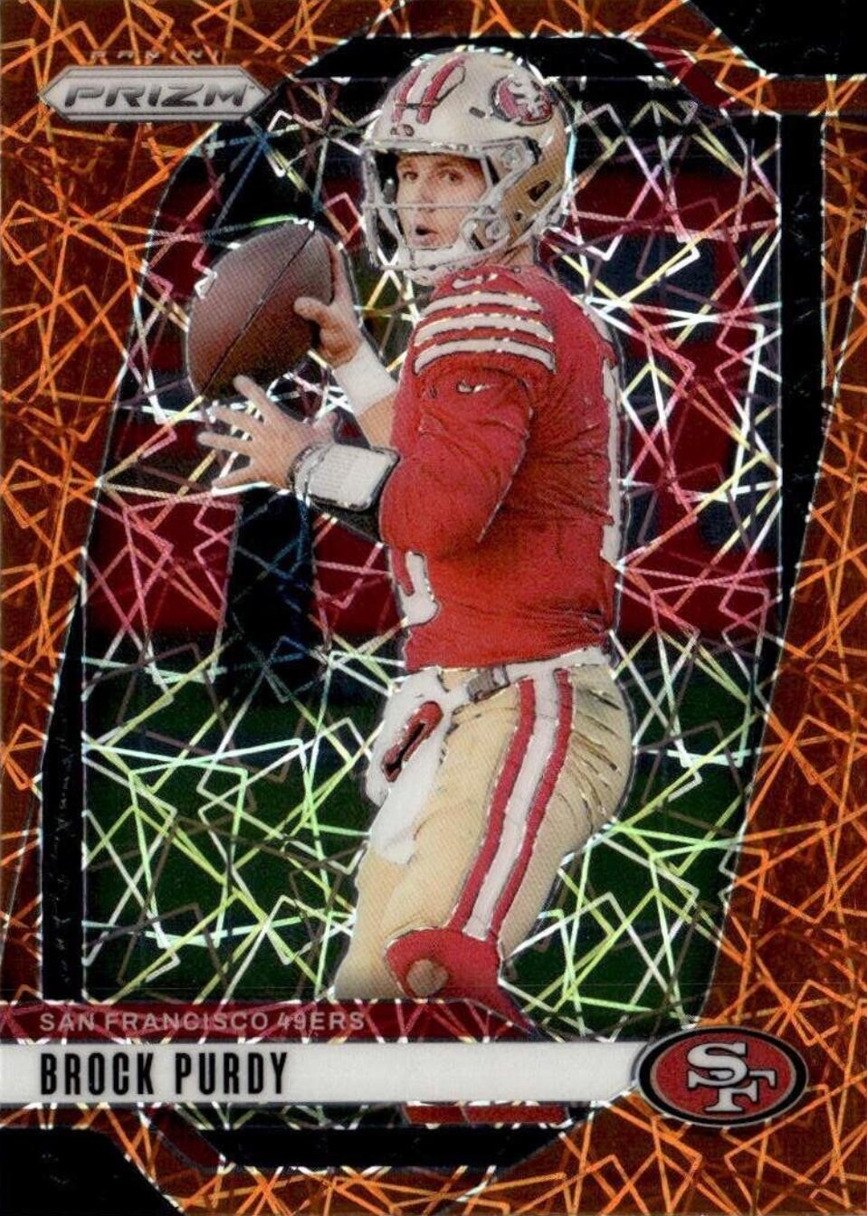 Brock Purdy [Orange Lazer] #249 Prices | 2024 Panini Prizm