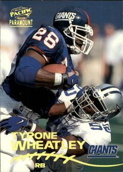 Tyrone Wheatley #158 1998 Pacific Paramount Football