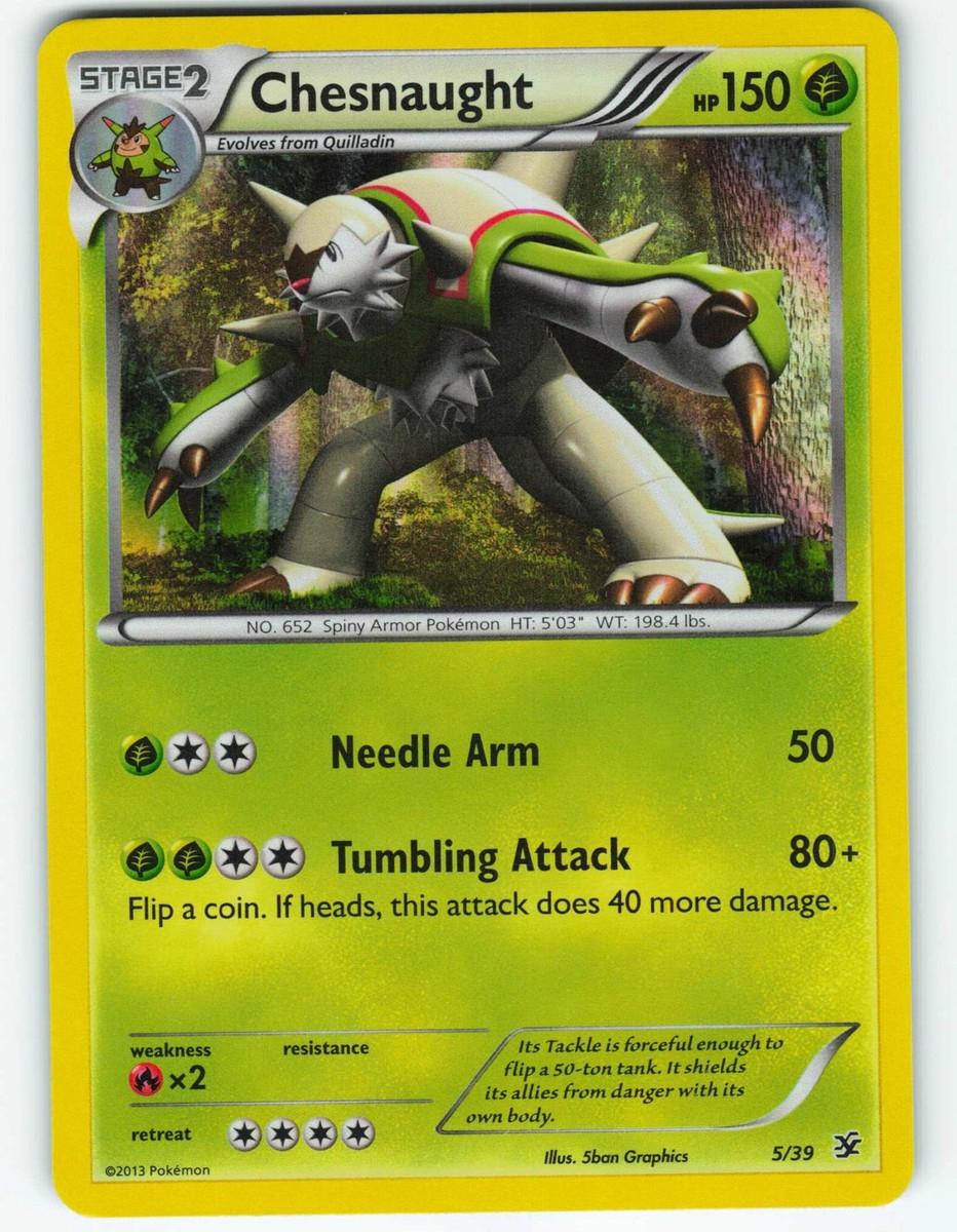 Chesnaught [Holo] #5 Pokémon Card from Pokemon Kalos Starter Set 