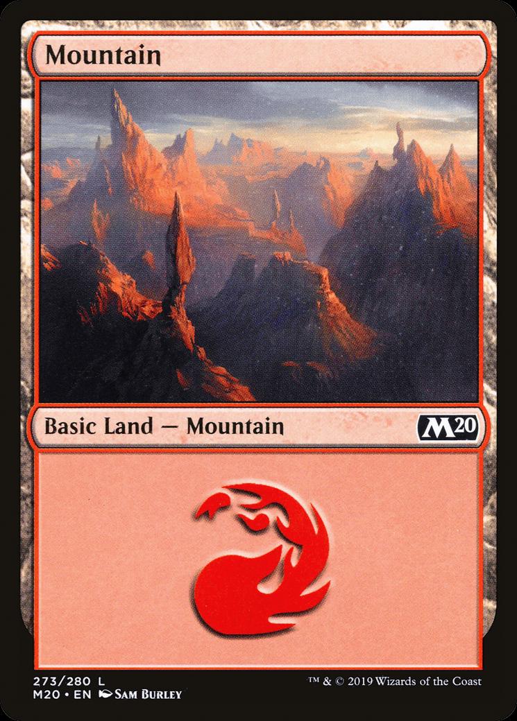 Mountain #273 Magic Core Set 2020