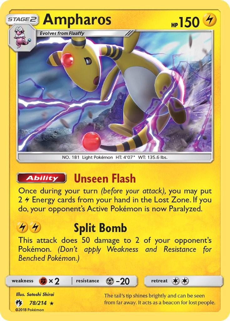 Ampharos #78 Pokemon Lost Thunder