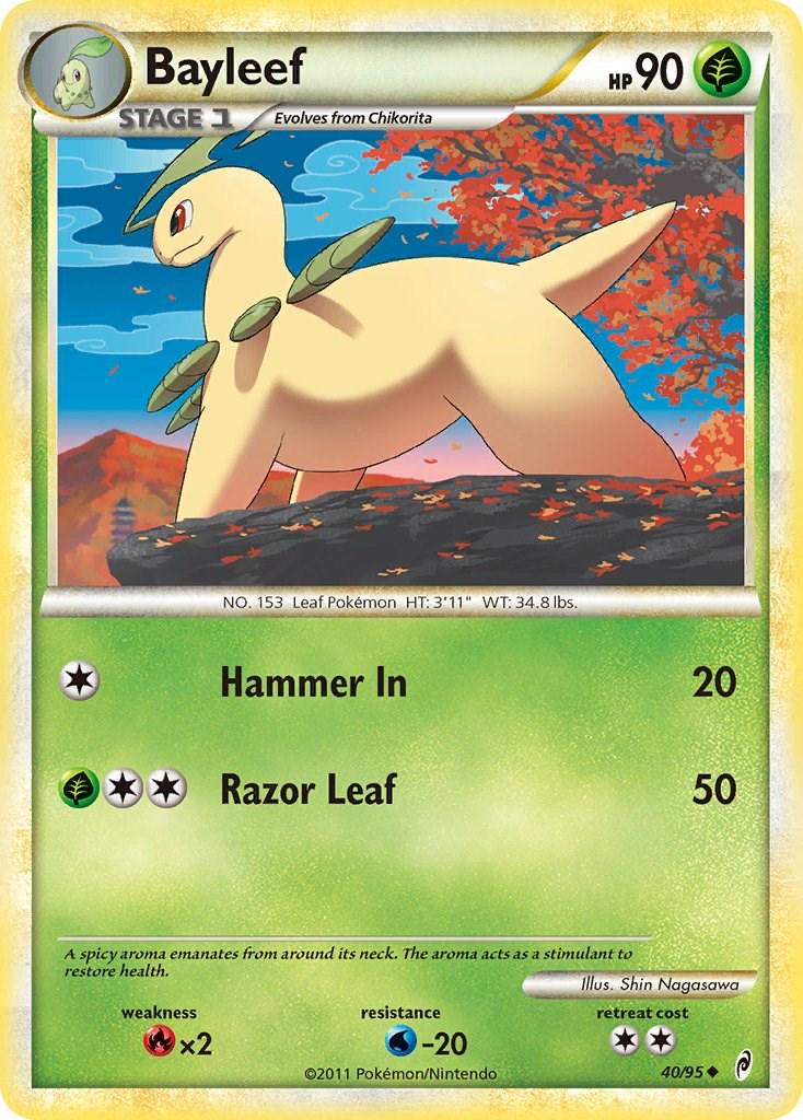 Bayleef #40 Pokemon Call of Legends
