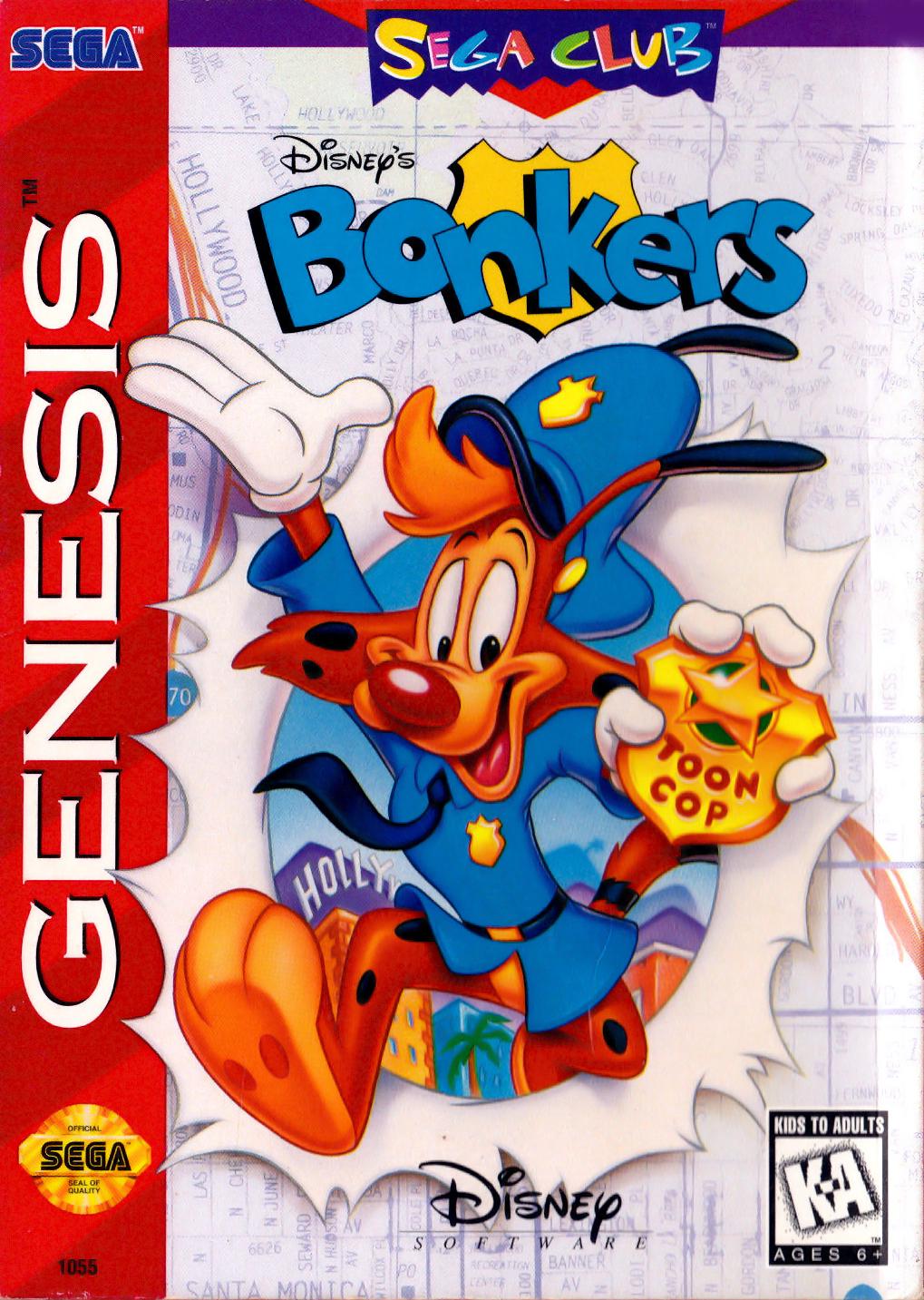 Bonkers Sega Genesis