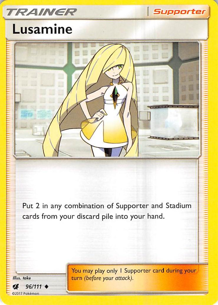 Lusamine #96 Pokemon Crimson Invasion