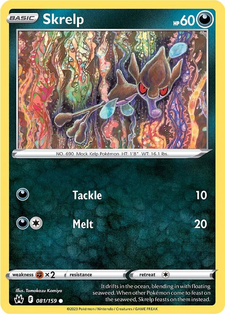 Skrelp #81 Pokemon Crown Zenith
