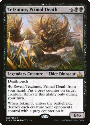 Tetzimoc, Primal Death Magic Rivals of Ixalan