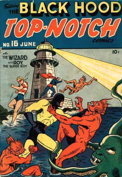 Top Notch Comics #16 (1941) Comic Books Top Notch Comics