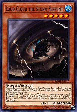 Loud Cloud the Storm Serpent DANE-EN022 YuGiOh Dark Neostorm